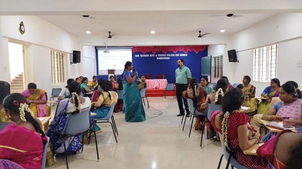 Bon Secours Arts & Science College for Women Hosts Faculty Development Program on Teaching Redefined Multidisciplinary Approach on July 12th, 2024.
